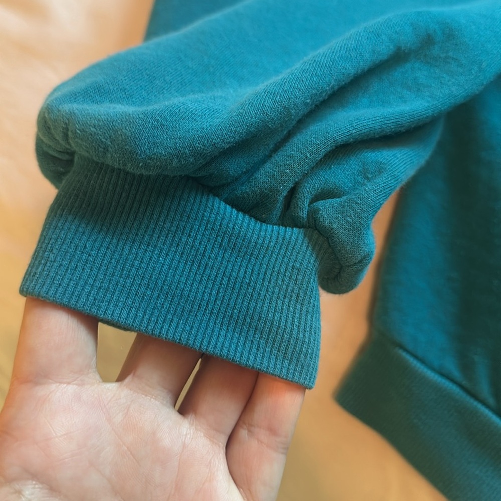 Wild Fable Crop Top Teal Hoodie Women’s Size XXL - Picture 6 of 6